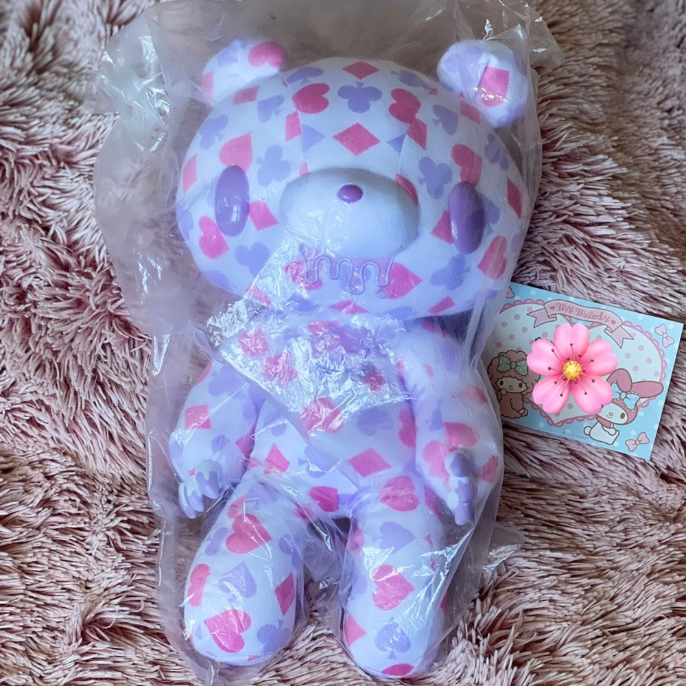 Chax Gloomy Textillic Trumps Bear plush Toreba Japan